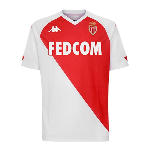 Tailandia Camiseta AS Monaco 1ª 2020/21 Rojo Blanco